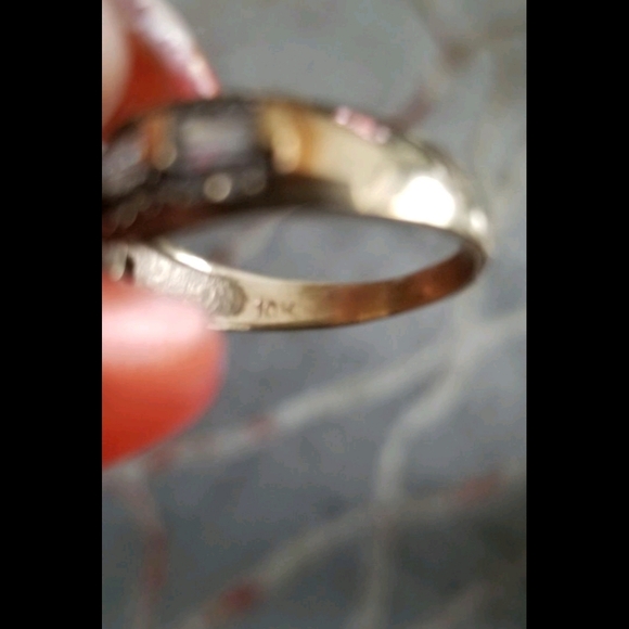 10K GOLD WEDDING RING SET - Picture 3 of 4